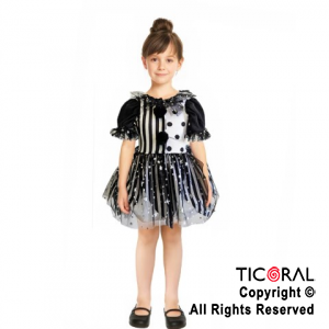 DISFRAZ PAYASA NEGRA HW TALLE 1 x 1